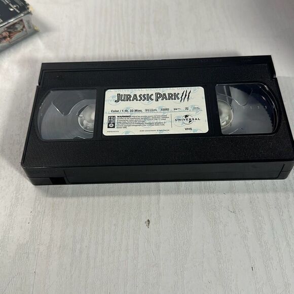 Jurassic Park III VHS Movie 2001 Universal Studios PG13 - Picture 4 of 5